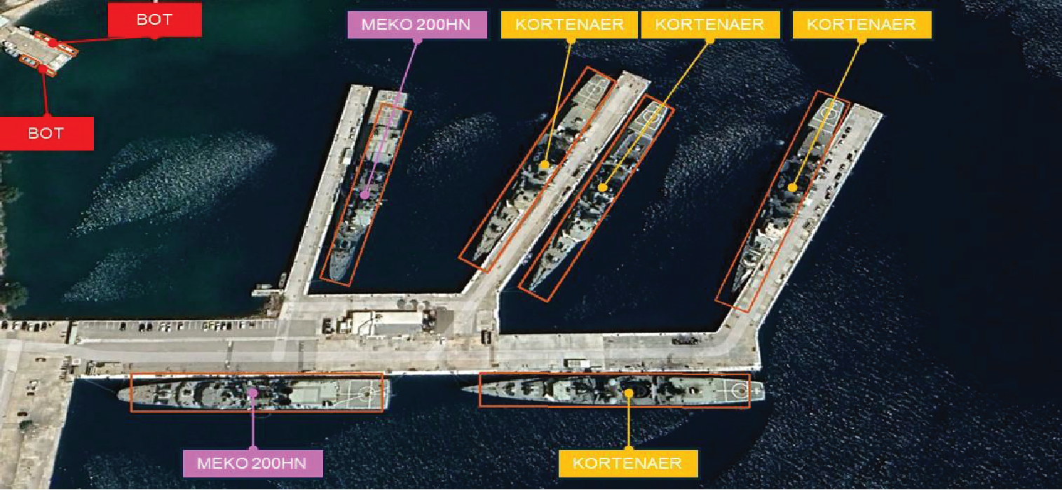 Frigate detection — MEKO 200HN and KORTENAER class